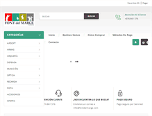 Tablet Screenshot of fontdelmarge.com